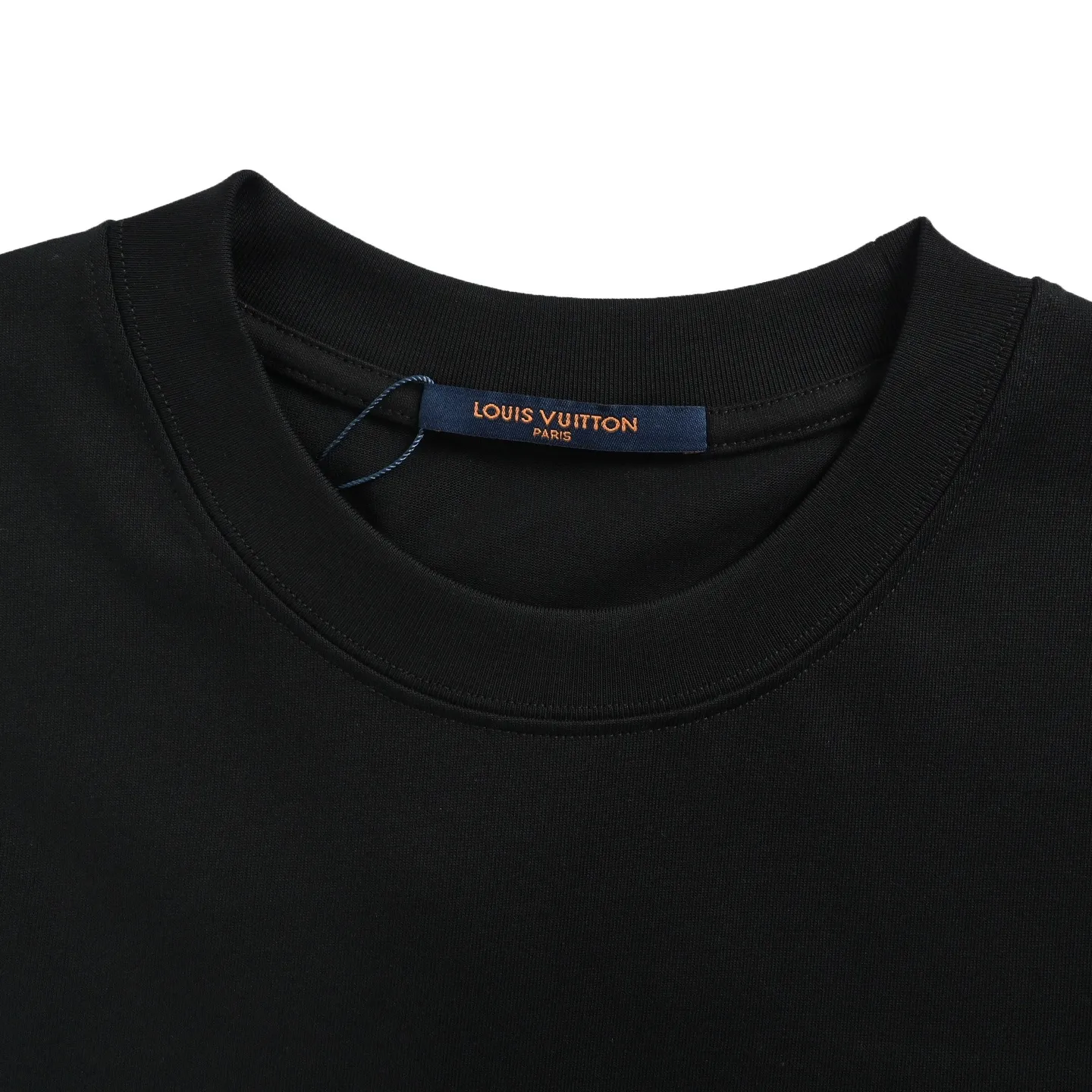 Louis Vuitton/Louis Vuitton 26ss short sleeves with front and rear letter logo embroidery